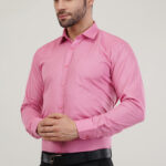 Dark Pink Fila Fill Soft Premium Cotton Formal Shirt For Men’s