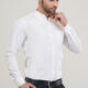 White Satin Finish Super Soft  Premium Cotton Shirt