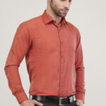 Light Broun Fila Fill Soft Premium Cotton Formal Shirt For Men’s