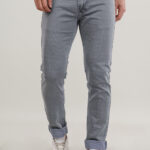 Men's Regular Fit Most Comfortable Grey Color Lycra Jeans