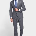 Men’s Grey Formal Fashion Suit