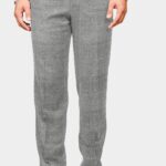 men's light Grey Italian Wool Rich Formal Fit Trouser