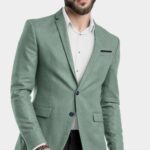 Men’s Light Green Formal Fit Blazer