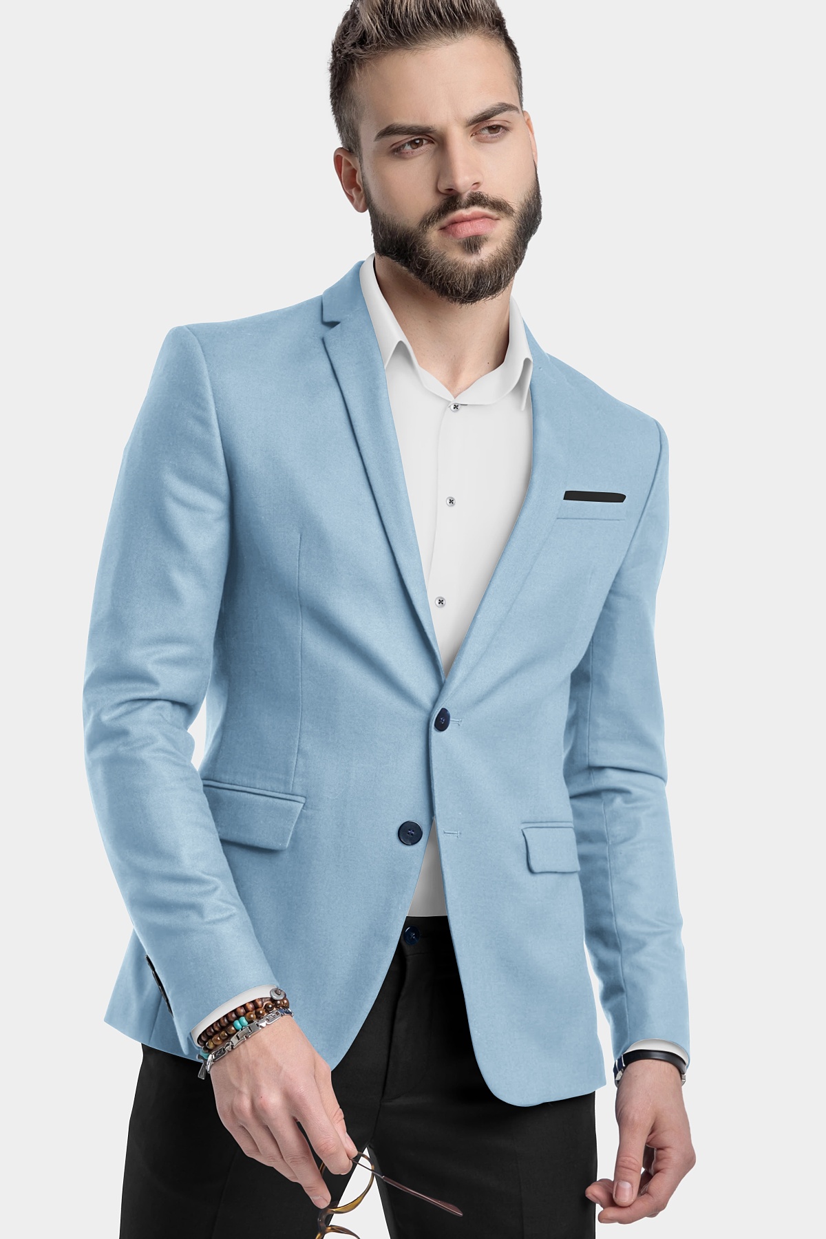 Men’s Sky Color Regular Fit Blazer