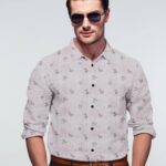 Men's  Premium Printed Cotton Party Wear Shirt