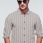 Men's  Premium Stripe Cotton Formal Shirt