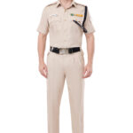 Police Khaki Uniform By Siyaram matte